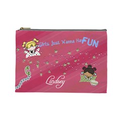 Girly Fun Cosmetic Bag - Cosmetic Bag (Large)