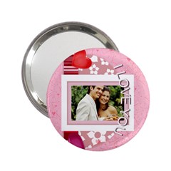 I love you - 2.25  Handbag Mirror