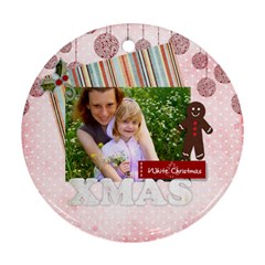 merry christmas - Ornament (Round)