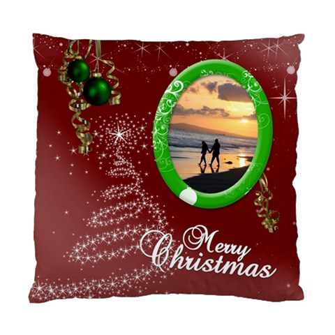 Christmas Collection Cushion Case (two Sides) By Picklestar Scraps Front