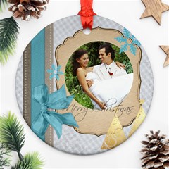 merry christmas - Ornament (Round)