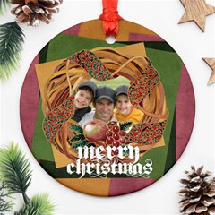 merry christmas - Ornament (Round)