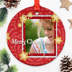 merry christmas - Ornament (Round)