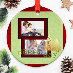 merry christmas - Ornament (Round)