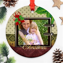 merry christmas - Ornament (Round)