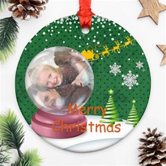 merry christmas - Ornament (Round)