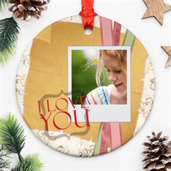 merry christmas - Ornament (Round)