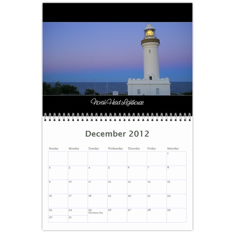 2012 Calender Nan By Rob Dec 2012