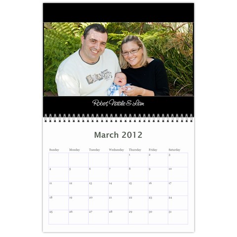2012 Calender Nan By Rob Mar 2012