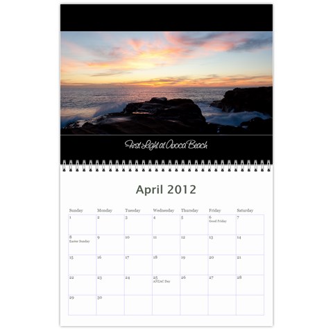 2012 Calender Nan By Rob Apr 2012