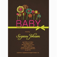 Baby Shower Invitation (5x7) - 5  x 7  Photo Cards