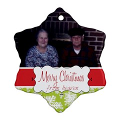 gram and pop2 - Ornament (Snowflake)