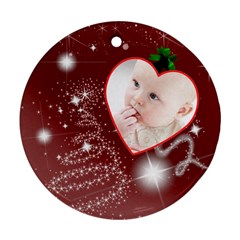 Christmas Collection Round Ornament (Two Sides)