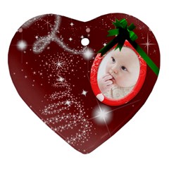 Christmas Collection Heart Ornament (Two Sides)