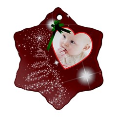 Christmas Collection Snowflake Ornament (Two Sides)