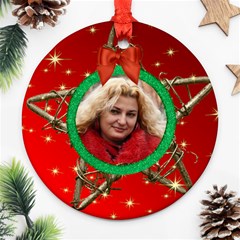 My Star round Ornament (red) - Ornament (Round) My Star round Ornament (red) - Ornament (Round)