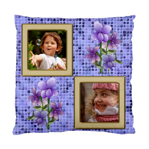 Little Violet (2 Sided) Cushion By Deborah Front