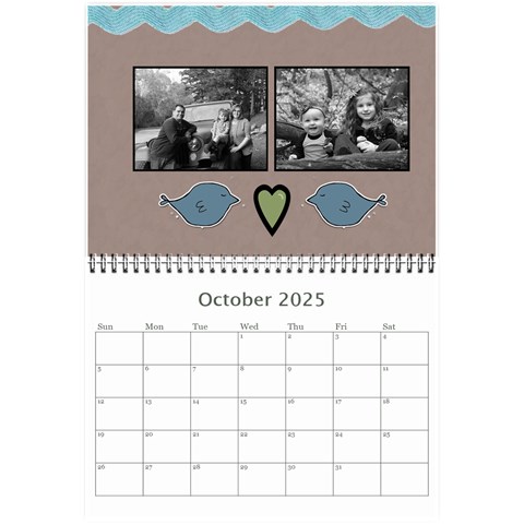 20253owlie Calendar By Amanda Bunn Oct 2025