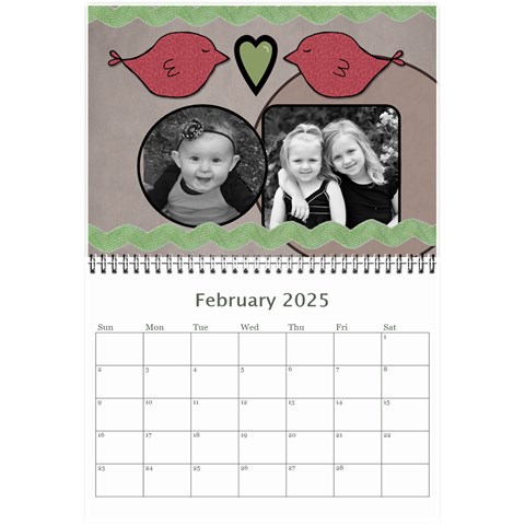 20253owlie Calendar By Amanda Bunn Feb 2025