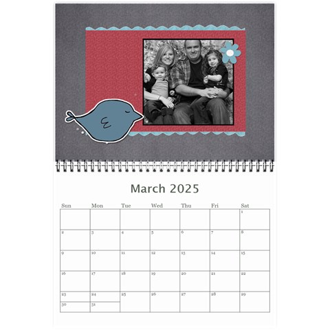 20253owlie Calendar By Amanda Bunn Mar 2025