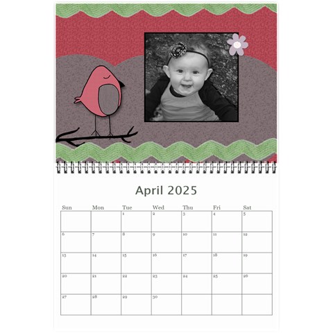 20253owlie Calendar By Amanda Bunn Apr 2025