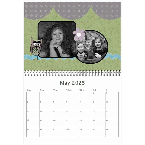 20253owlie Calendar By Amanda Bunn May 2025