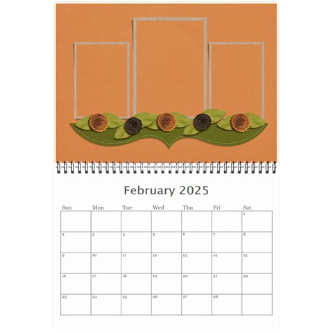 Mini Calendar: Love Of Family By Jennyl Feb 2025