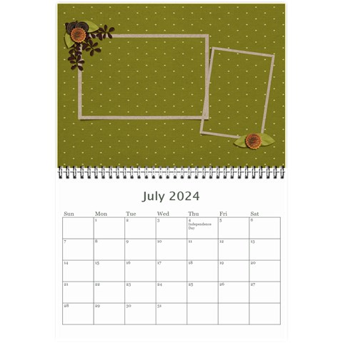Mini Calendar: Love Of Family By Jennyl Jul 2024