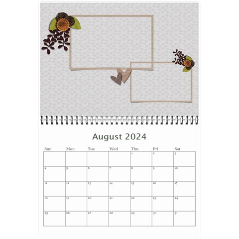 Mini Calendar: Love Of Family By Jennyl Aug 2024