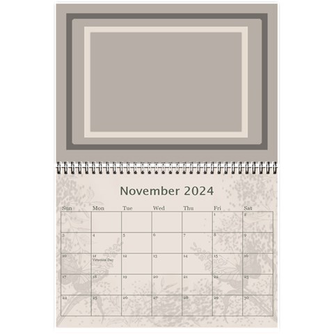 Coffee And Cream (any Year) 2024 Calendar 8 5x6 By Deborah Nov 2024