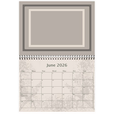 Coffee And Cream (any Year) 2026 Calendar 8 5x6 By Deborah Jun 2026
