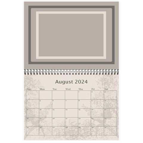 Coffee And Cream (any Year) 2024 Calendar 8 5x6 By Deborah Aug 2024