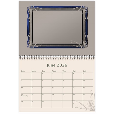 Cream Classic 2026 (any Year) Calendar 8 5x6 By Deborah Jun 2026