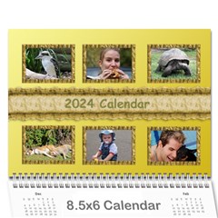Tutti General Purpose (any Year) Calendar 8.5x6 - Wall Calendar 8.5  x 6 