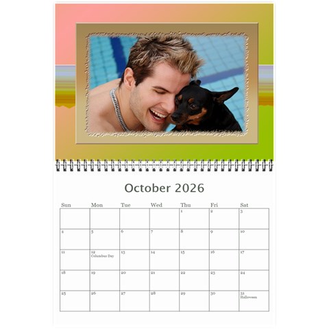 Tutti General Purpose (any Year) Calendar 8 5x6 By Deborah Oct 2026