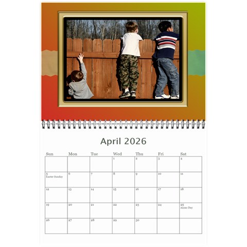 Tutti General Purpose (any Year) Calendar 8 5x6 By Deborah Apr 2026