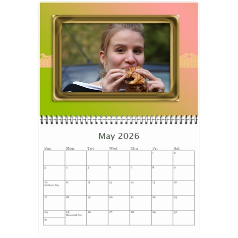 Tutti General Purpose (any Year) Calendar 8 5x6 By Deborah May 2026
