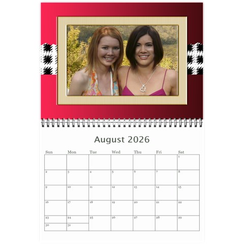Tutti General Purpose (any Year) Calendar 8 5x6 By Deborah Aug 2026