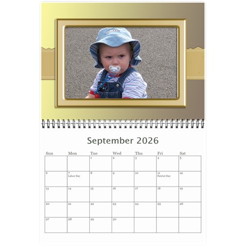 Tutti General Purpose (any Year) Calendar 8 5x6 By Deborah Sep 2026