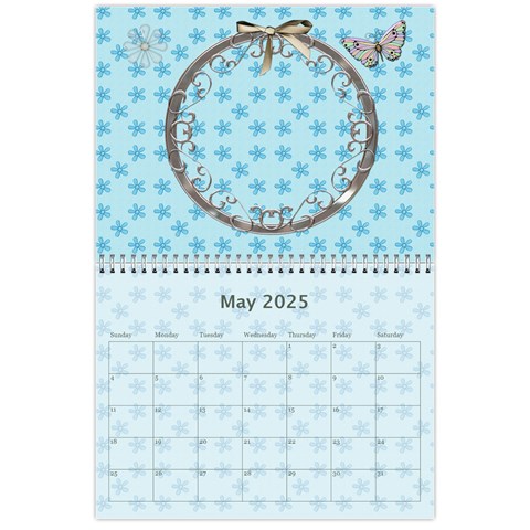 Family 12 Month Calendar By Lil May 2025