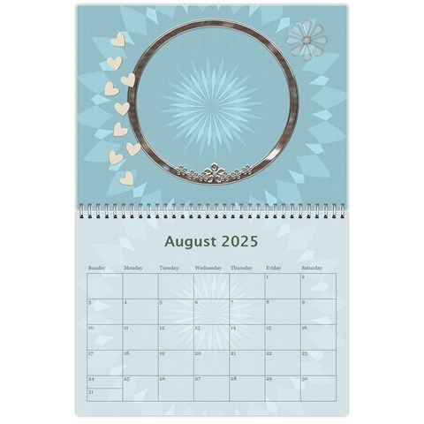 Family 12 Month Calendar By Lil Aug 2025