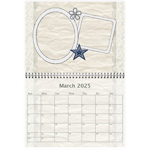 Family 8 5x6 Mini Wall Calendar By Lil Mar 2025