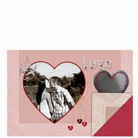 Pink And Red Love Bucket Bag By Lil Front