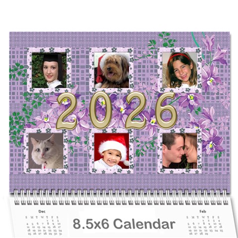 The Look Of Lace 2026 Calendar 8 5x6 By Deborah Cover