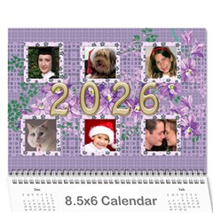 The Look of Lace 2026 Calendar 8.5x6 - Wall Calendar 8.5  x 6 