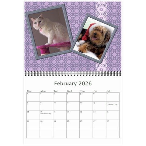 The Look Of Lace 2026 Calendar 8 5x6 By Deborah Feb 2026