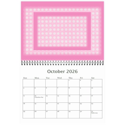 Pink Princess 2025 (any Year)calendar 8 5x6 By Deborah Oct 2025