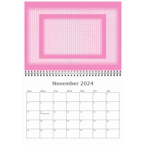 Pink Princess 2024 (any Year)calendar 8 5x6 By Deborah Nov 2024