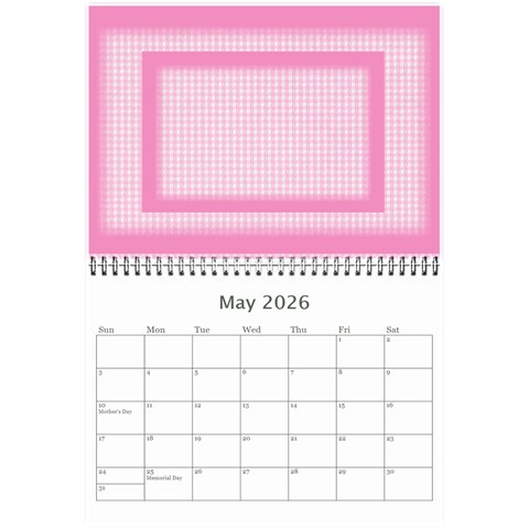 Pink Princess 2025 (any Year)calendar 8 5x6 By Deborah May 2025