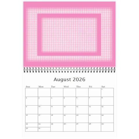 Pink Princess 2025 (any Year)calendar 8 5x6 By Deborah Aug 2025